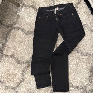 True Religion Black Skinny Jeans Classic Fit